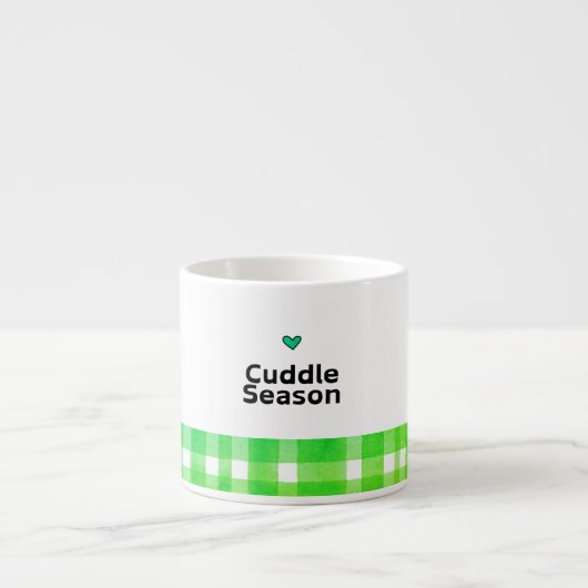 Espresso Cuddle Season Mug en vert (Devant)