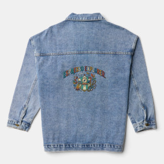 Espresso Explorer – Avontuur Loopt op Koffie Denim Jacket