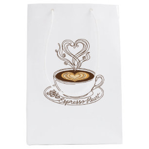 Espresso Hart Elegant – Latte Art voor de Koffieli Medium Cadeauzakje
