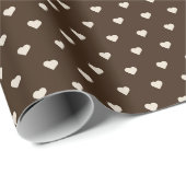 Espresso Hartstippen Cadeaupapier (Rol Hoek)