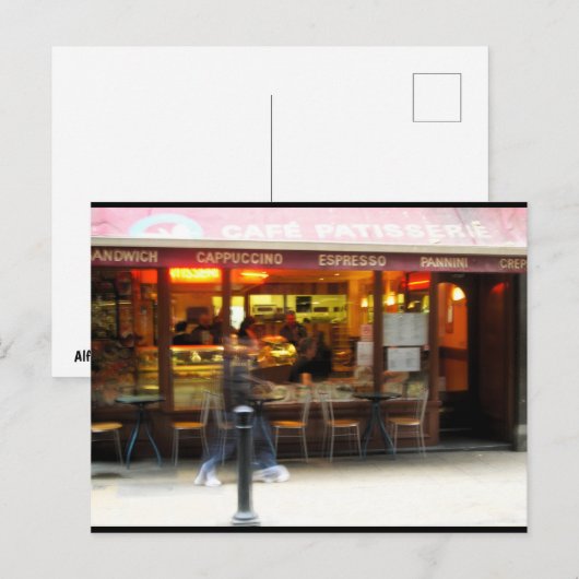 Espresso in Beweging Briefkaart (Voorkant / Achterkant)