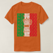 Espresso Italië designgift T-shirt (Design voorkant)