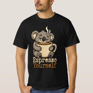 Espresso jezelf Cute Koala Coffee T-Shirt