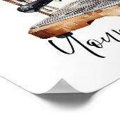 Espresso jezelf dagelijkse minimalistische Waterve Poster (Hoek)