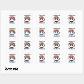 Espresso Jezelf - Grappig Pixel Art Koffie Design Vierkante Sticker (Vel)