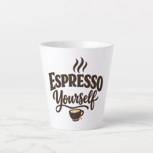 Espresso jezelf-koffie latte mok