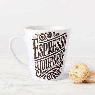 Espresso Jezelf 'Modern Coffee Lover Gift Latte Mok
