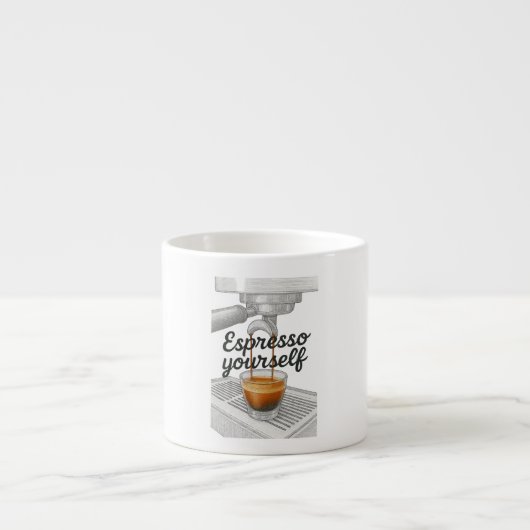 Espresso Jezelf Premium Espresso Mok (Voorkant)
