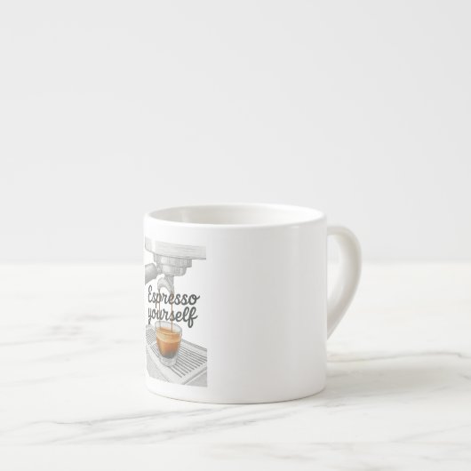 Espresso Jezelf Premium Espresso Mok (Voorkant rechts)