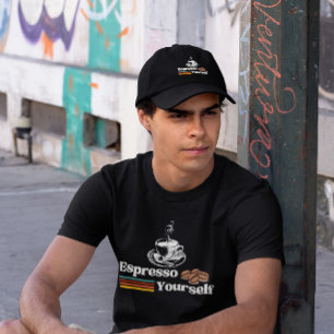 Espresso jezelf Retro koffieontwerp T-shirt