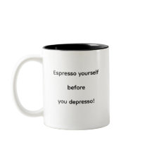 Espresso jezelf voordat je depressief wordt!