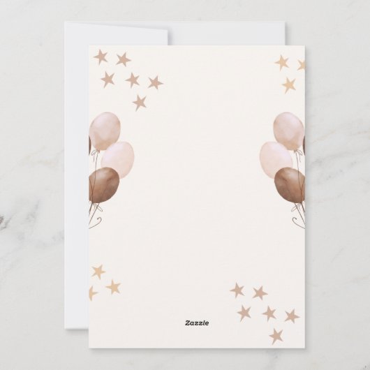 Espresso Jumeau à thème Grossesse Faire-part (Dos)