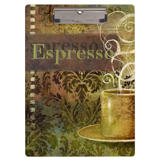 Espresso Klembord (Voorkant)