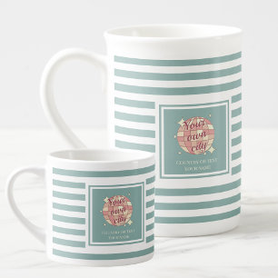 Espresso koffie mok stadsnaam souvenir