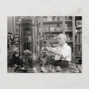 Espresso-koffiebar, 1942 briefkaart