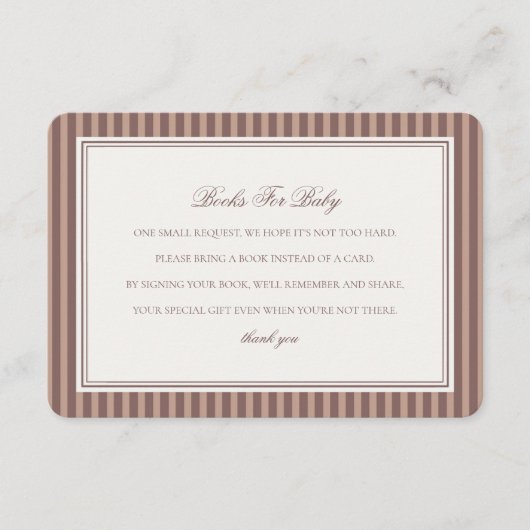 Espresso Martini Baby Brewing Books For Baby Showe Informatiekaartje (Voorkant)