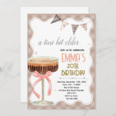 Espresso Martini birthday party invitation (Devant / Derrière)