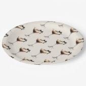 Espresso Martini Black Bow Bridal Shower Papieren Bordje (Gekanteld)