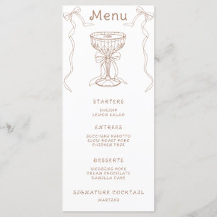 Espresso Martini Bow Vrijgezellenfeest Menu