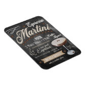Espresso Martini Chalkboard Recipe Magneet (Rechterzijde)