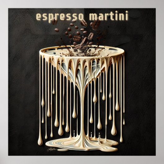 Espresso Martini Cocktail Hour Poster (Voorkant)