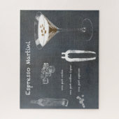 Espresso Martini Cocktail Legpuzzel (Verticaal)