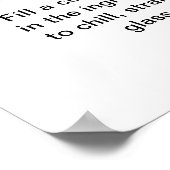 Espresso Martini Cocktail Recette 16"x20" Poster (Coin)