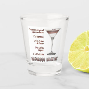 Espresso Martini Cocktail Recipe Art Shot Glas