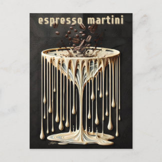 Espresso Martini Cocktailuur Briefkaart