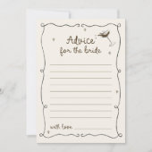 Espresso Martini Conseils pour la carte Mariée (Devant)