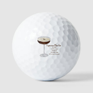 Espresso Martini golfbal Golfballen