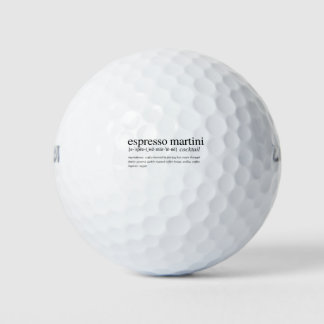 Espresso Martini Golfballen