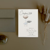 Espresso Martini Invitation Anniversaire