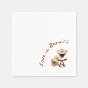 Espresso Martini Liefde is aan het Bruisen Servet