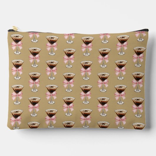 Espresso Martini Pattern Brown Etui (Voorkant)