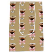 Espresso Martini Pattern Medium Cadeauzakje (Achterkant)