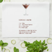 Espresso Martini Recipe Theedoek (Gevouwen)