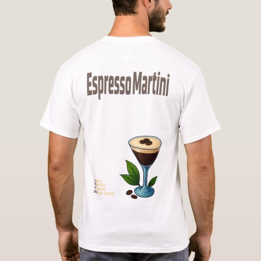 Espresso Martini T-shirt (Dos)
