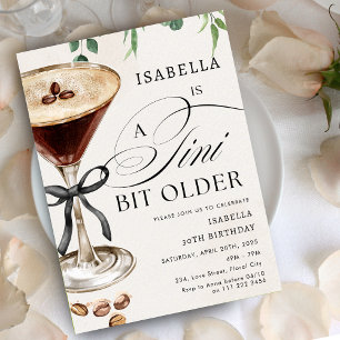Espresso Martini Tini Beetje oudere cocktail verja Kaart
