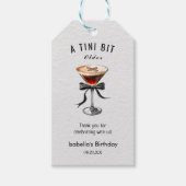 Espresso Martini Tini Bit Older Birthday Thanks Cadeaulabel (Voorkant)