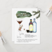 Espresso Martini | Vakantievakcocktail Kaart (Voorkant / Achterkant in situ)