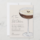 Espresso Martini Verjaardagsfeest Kaart (Voorkant)