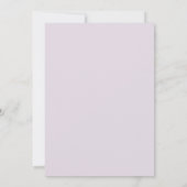 Espresso Martini Violet Douche nuptiale Invitation (Dos)