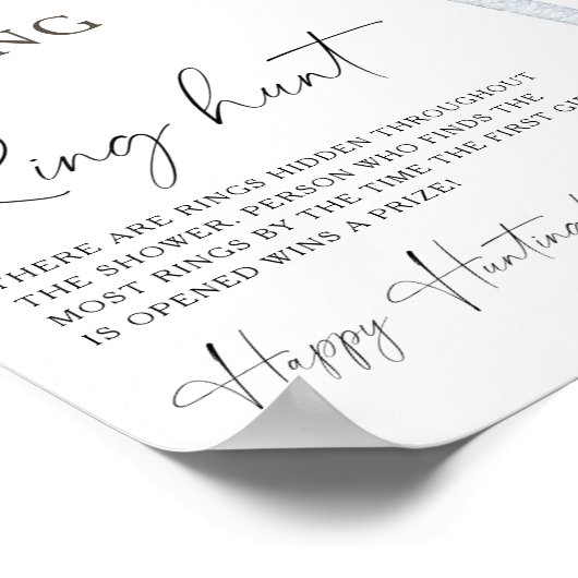 Espresso martini vrijgezellenfeest Ringjacht spel Poster (Hoek)