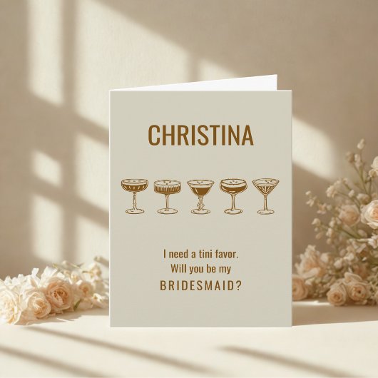 Espresso Martini: "Wil je mijn bruidsmeisje zijn?"
