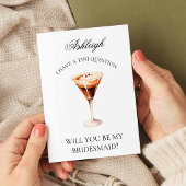 Espresso Martini wordt mijn bruidsmeisje Kaart