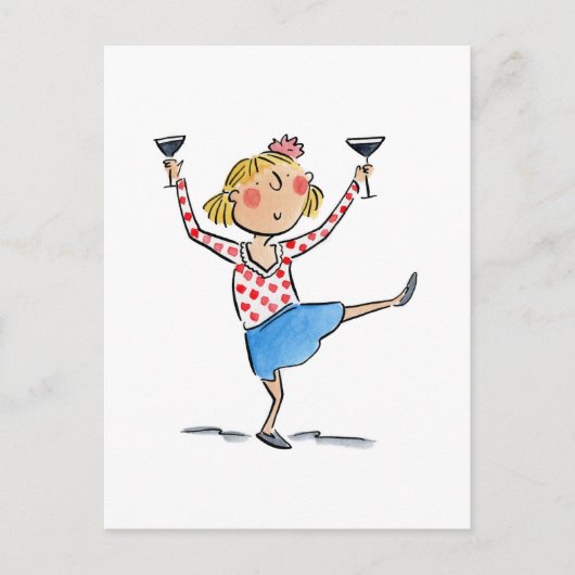 Espresso Martinis Briefkaart (Voorkant)