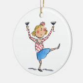 Espresso Martinis Keramisch Ornament (Links)