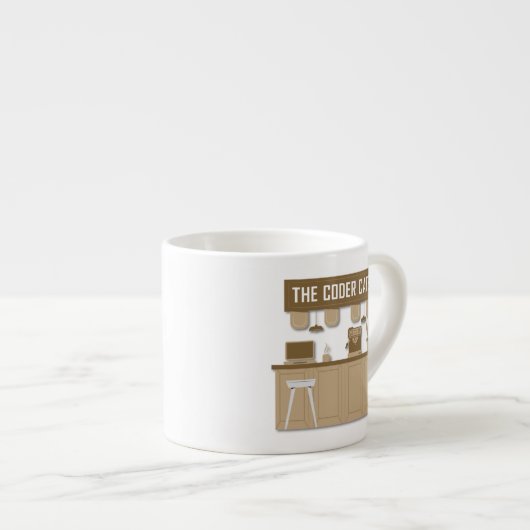 Espresso mok (Voorkant rechts)