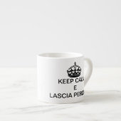 Espresso Mok, Espresso Cup, koffie Mok, Keep Calm Espresso Kop (Voorkant rechts)